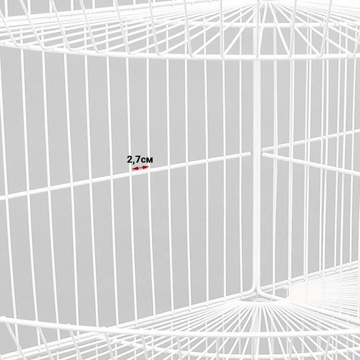 Горка-накопитель из четырёх корзин, полукруглая, 120×60×140 см, цвет белый Горка-накопитель из четырёх корзин, полукруглая, 120×60×140 см, цвет белый