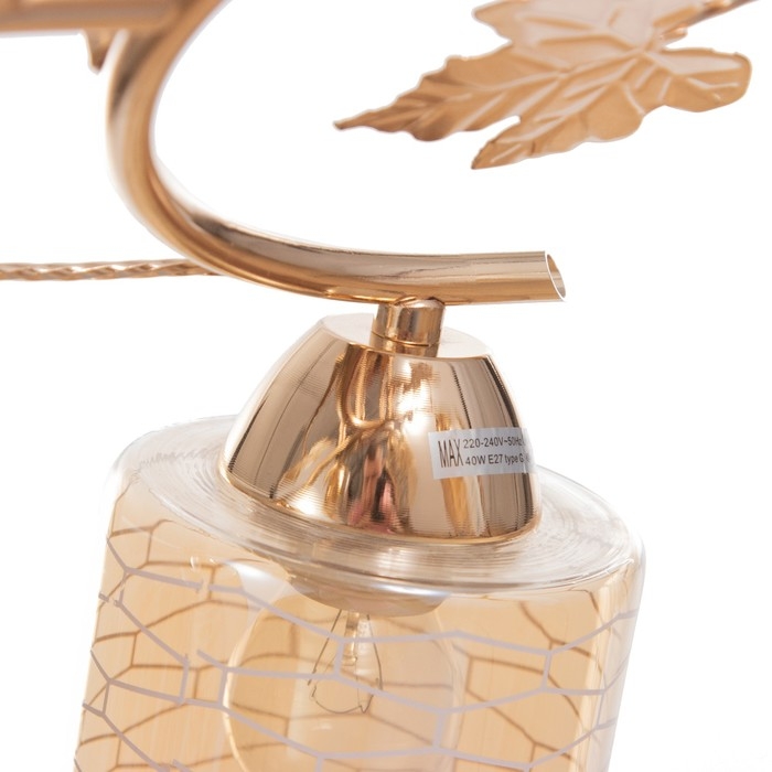 Люстра Люстра "Кейти" 5х60Вт Е27 Золото 52х52х28см