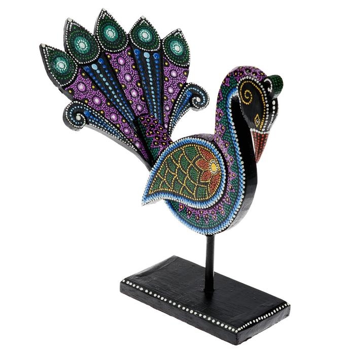 Сувенир Сувенир "Павлин" дерево, на подставке 27х10х35 см