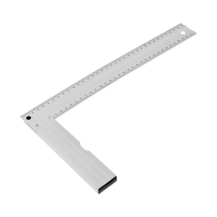 Угольник алюминиевый с уровнем ТУНДРА, 350 мм Угольник алюминиевый с уровнем ТУНДРА, 350 мм