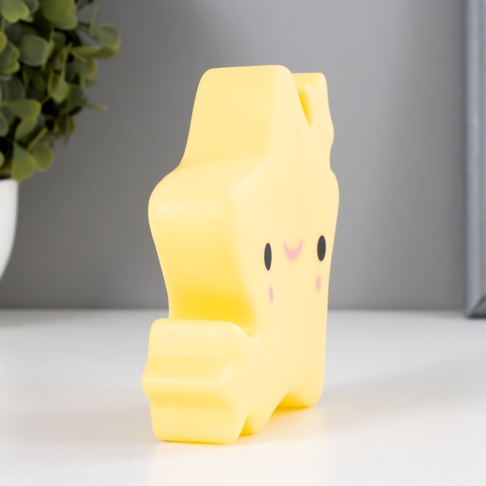 Ночник Ночник "Звезда" LED жёлтый 14,5х3х12 см RISALUX