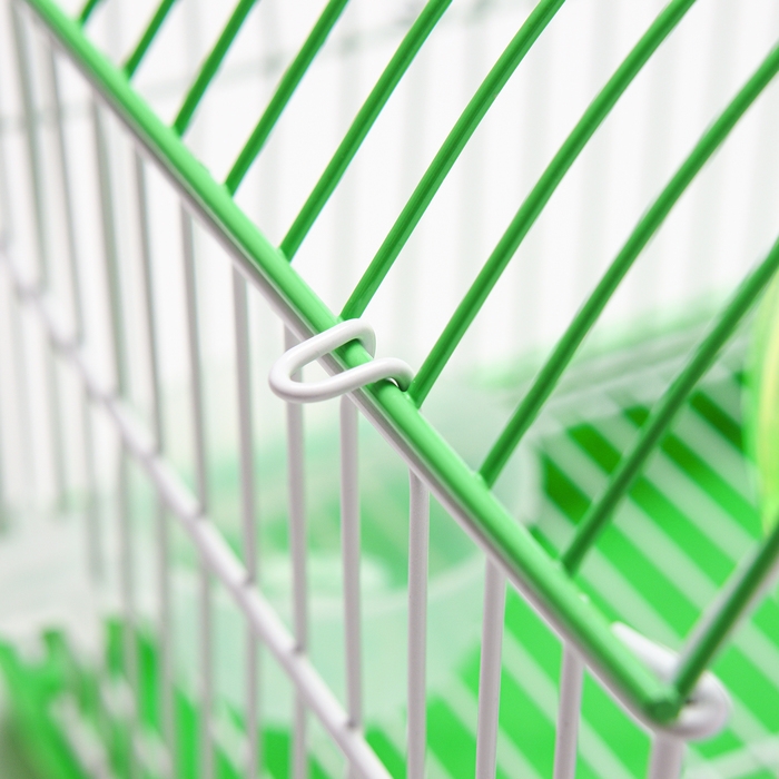 Клетка для грызунов укомплектованная RT-2c, 23 х 16,5 х 20 см, зеленая (фасовка 30 шт) Клетка для грызунов укомплектованная RT-2c, 23 х 16,5 х 20 см, зеленая (фасовка 30 шт)