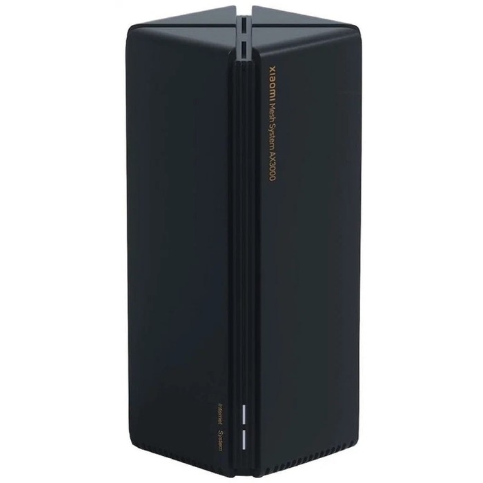 Mesh система беспроводная Xiaomi Mesh System AX3000, 1000 Мбит, 1 шт в комплекте, чёрная Mesh система беспроводная Xiaomi Mesh System AX3000, 1000 Мбит, 1 шт в комплекте, чёрная