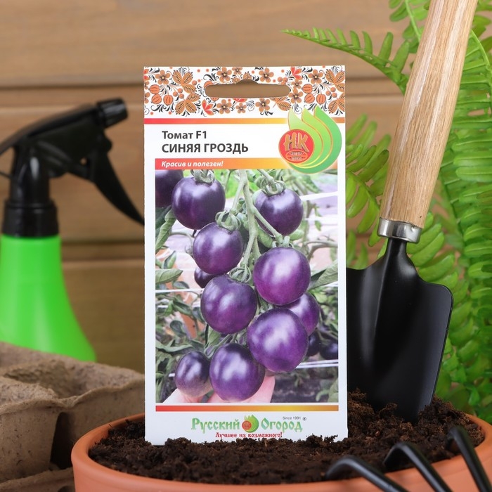 Семена Томат Семена Томат "Синяя Гроздь" F1, серия Русский огород, 10 шт