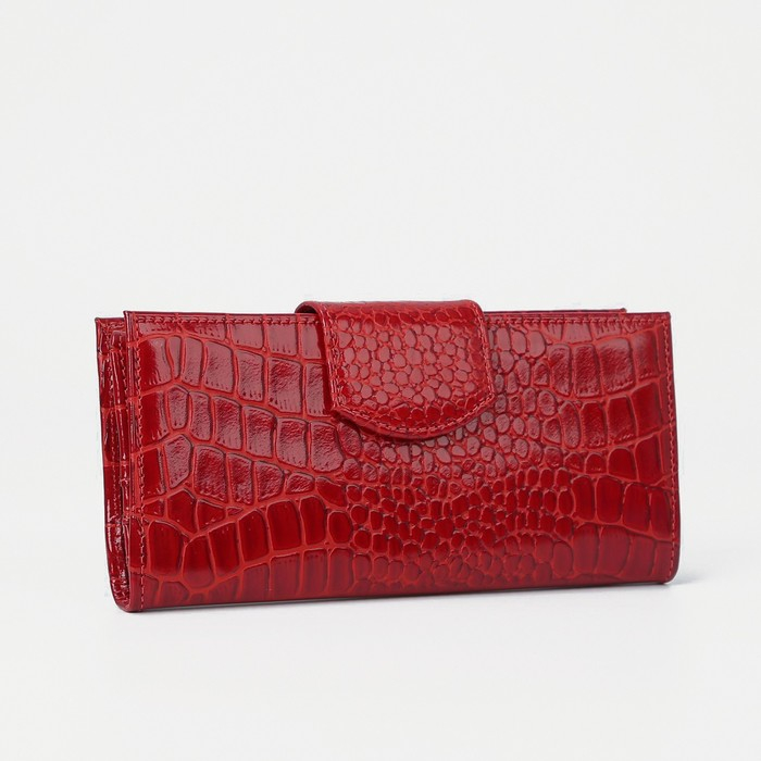 Кошелёк женский на магните, цвет красный Кошелёк женский на магните, цвет красный