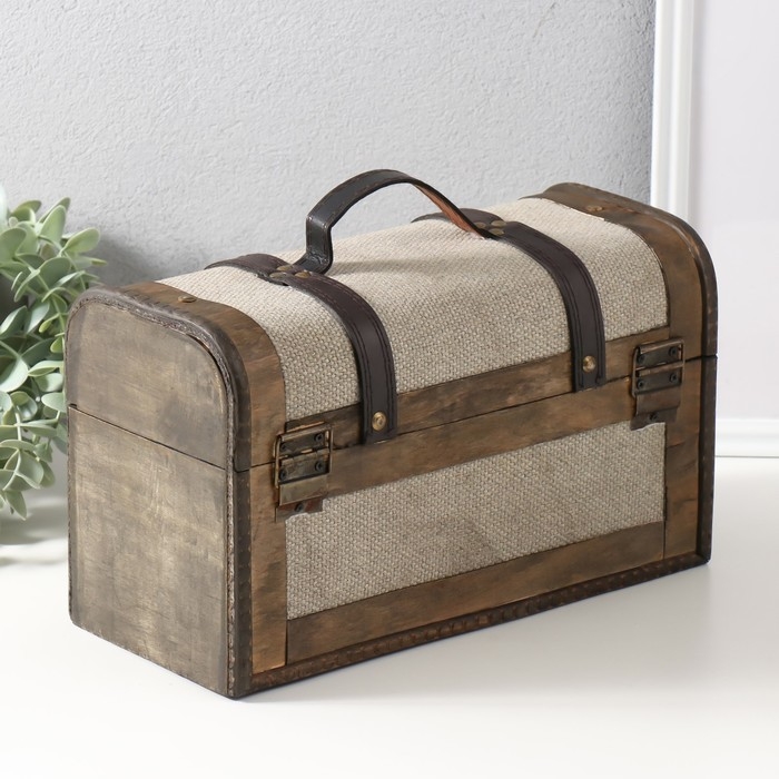 Шкатулка сундук дерево  Шкатулка сундук дерево "Женевра" 30х14х17,5 см