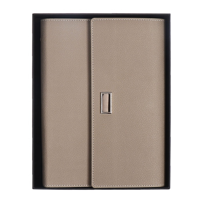 Органайзер на кольцах А5, 100л, линия, к/зам, с ручкой, в подар. короб., Серый Органайзер на кольцах А5, 100л, линия, к/зам, с ручкой, в подар. короб., Серый