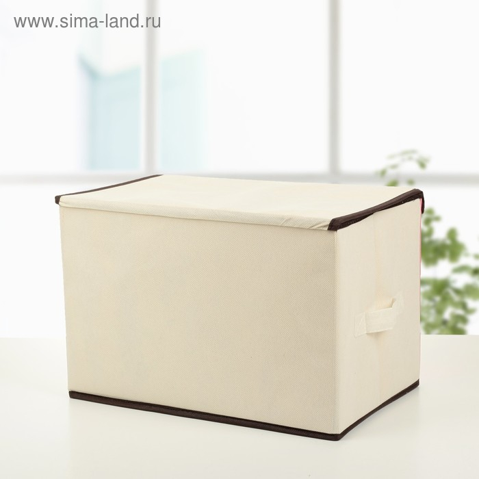 Короб стеллажный для хранения с крышкой «Ёжик», 39×25×25 см Короб стеллажный для хранения с крышкой «Ёжик», 39×25×25 см