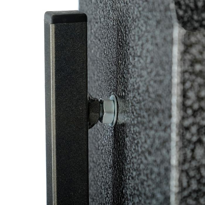 Урна уличная Урна уличная "Квадрат" 22 л, серебристая, бак 0,5 мм, 50 х 31 х 31 см