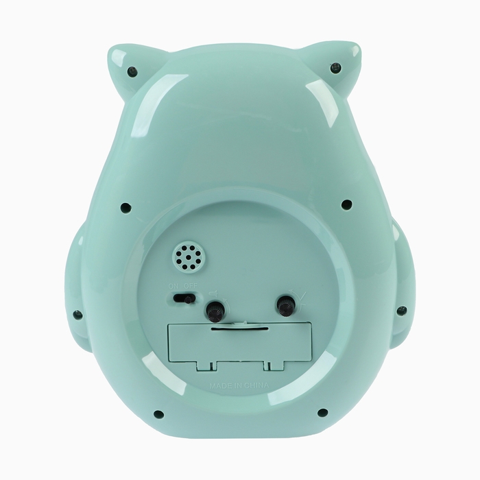 Часы - будильник настольные  Часы - будильник настольные "Совушка", дискретный ход, циферблат d-11 см, 14.5 х 16 см, АА