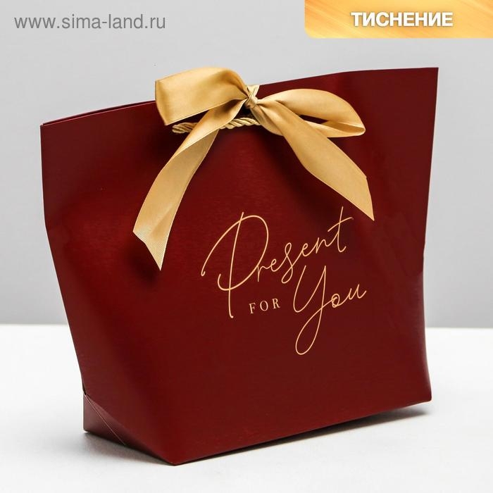Пакет подарочный, упаковка, Present for you, 19 х 20 х 9 см Пакет подарочный, упаковка, Present for you, 19 х 20 х 9 см