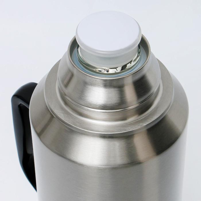 Термос 2 л, со стеклянной колбой, сохраняет тепло 6 ч, 38 х 17 см