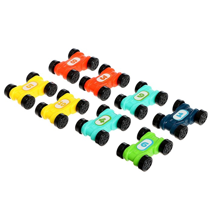 Автотрек развивающий «Гонки по склону», в комплекте 8 машинок Автотрек развивающий «Гонки по склону», в комплекте 8 машинок