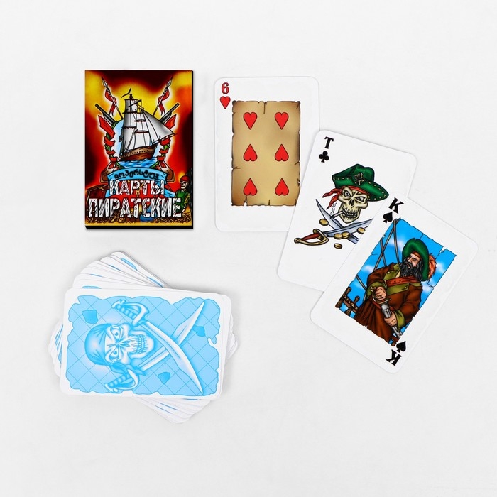 Карты игральные  Карты игральные "Пиратские", 36 карт, 5 х 7.5 см