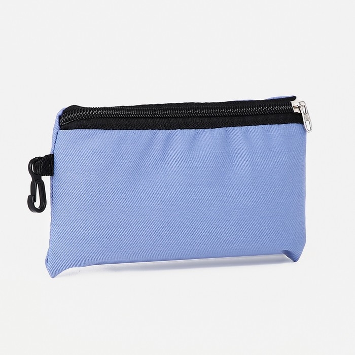 Рюкзак школьный из текстиля на молнии, 3 кармана, кошелёк, цвет сиреневый