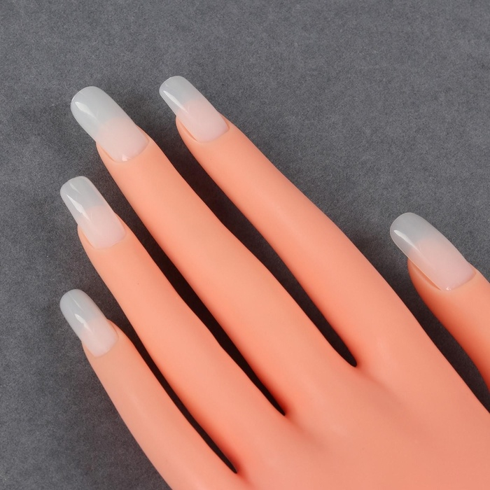 Рука тренировочная для маникюра, с гнущимися пальцами, в картонной коробке, цвет бежевый Рука тренировочная для маникюра, с гнущимися пальцами, в картонной коробке, цвет бежевый