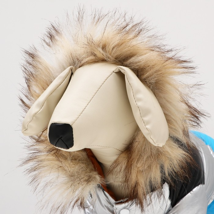 Комбинезон Комбинезон "Пушок", размер 18 (ДС 40 см, ОГ 50 см, ОШ 38 см), голубой