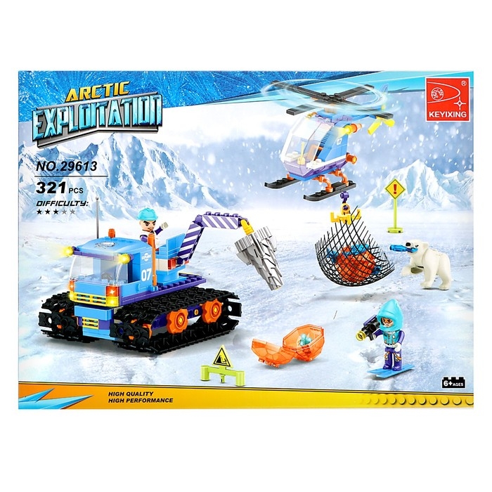 Конструктор Арктика «Сокровища севера», 321 деталь Конструктор Арктика «Сокровища севера», 321 деталь