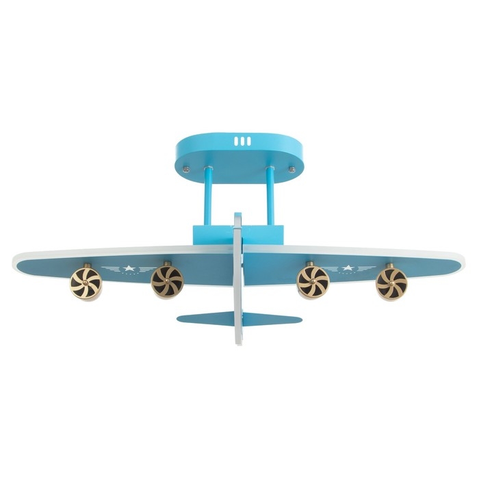 Люстра Люстра "Самолет" LED 128Вт 3000-6000К синий 71х61х32 см