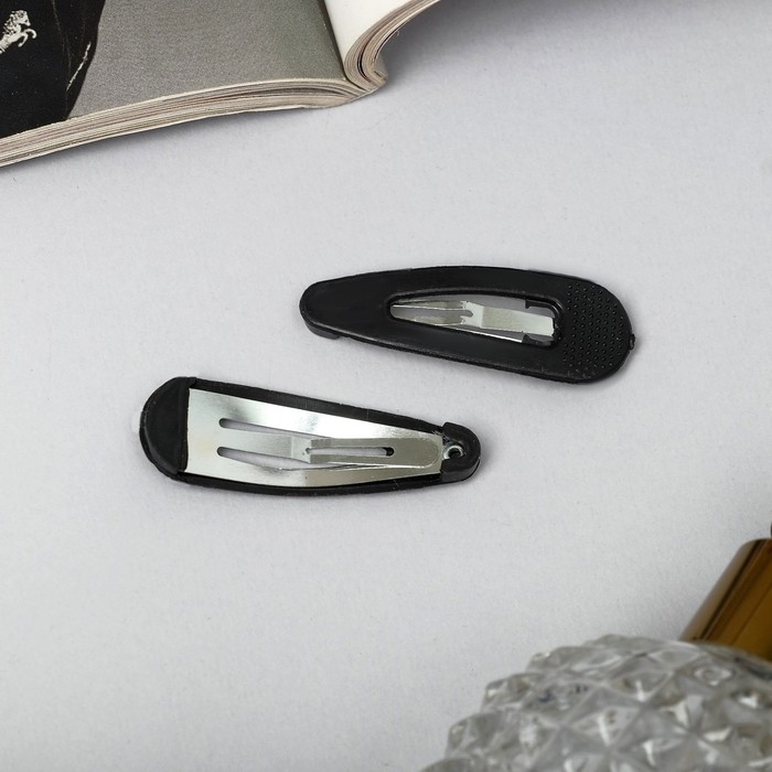 Невидимка для волос Невидимка для волос "Классика" (набор10 шт) 4 см, чёрный