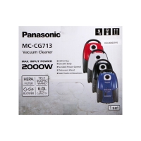 Пылесос PANASONIC MC-CG713, мешок, 2000 Вт, белый