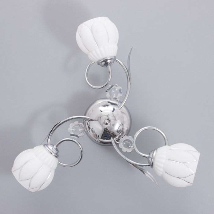 Люстра Люстра "Виола" 3х40Вт Е27 Хром МОДЕЛЬ: 2612379