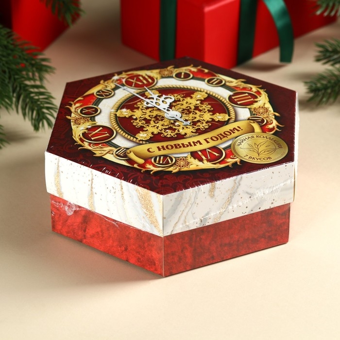 Новый год! Чайная коллекция «Новогодние часы» ассорти, 75,6 г (42 пакетика х 1,8 г). Новый год! Чайная коллекция «Новогодние часы» ассорти, 75,6 г (42 пакетика х 1,8 г).