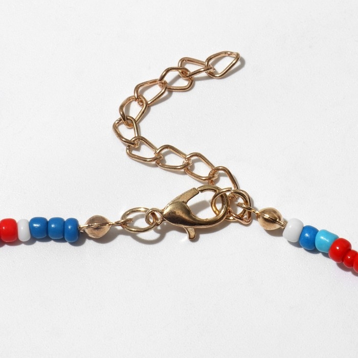 Кулон детский «Выбражулька» бабочка нарисованная, цветной, 40 см Кулон детский «Выбражулька» бабочка нарисованная, цветной, 40 см