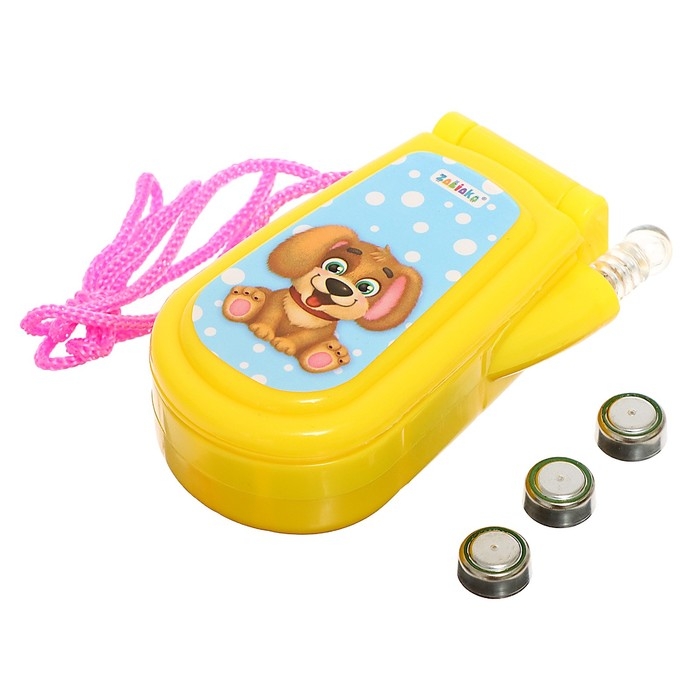 Музыкальный телефон «Друзья», звуковые эффекты, работает от батареек, МИКС Музыкальный телефон «Друзья», звуковые эффекты, работает от батареек, МИКС