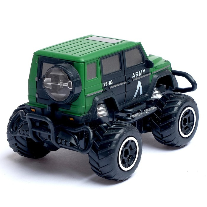 Джип радиоуправляемый «Армия», работает от батареек Джип радиоуправляемый «Армия», работает от батареек