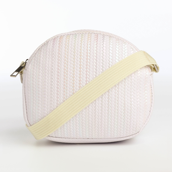 Сумка детская для девочки на молнии, цвет белый Сумка детская для девочки на молнии, цвет белый