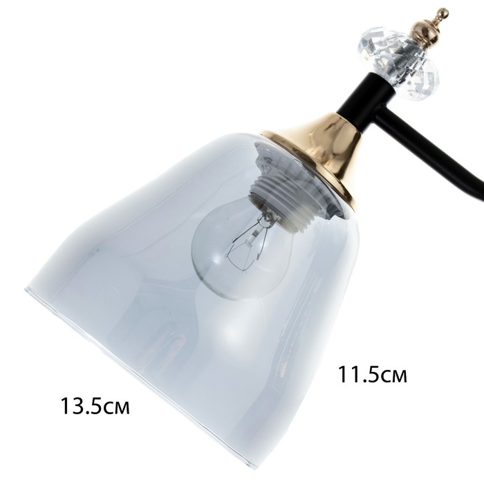 Бра  Бра "Клео" Е27 40Вт черный 27х13х21см