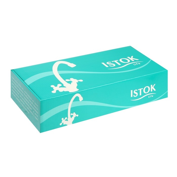 Смеситель для ванны Istok life Standard 0402.417, двухвентильный, с длинным изливом, хром Смеситель для ванны Istok life Standard 0402.417, двухвентильный, с длинным изливом, хром