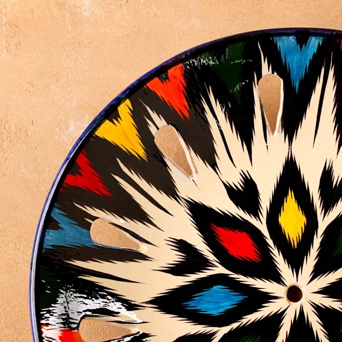 Фруктовница Риштанская Керамика 33см, микс Фруктовница Риштанская Керамика 33см, микс