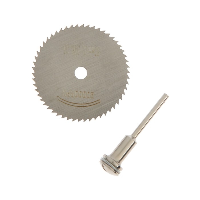 Круг отрезной для граверов и бормашин ТУНДРА, 50 мм + адаптер 3.2 мм Круг отрезной для граверов и бормашин ТУНДРА, 50 мм + адаптер 3.2 мм