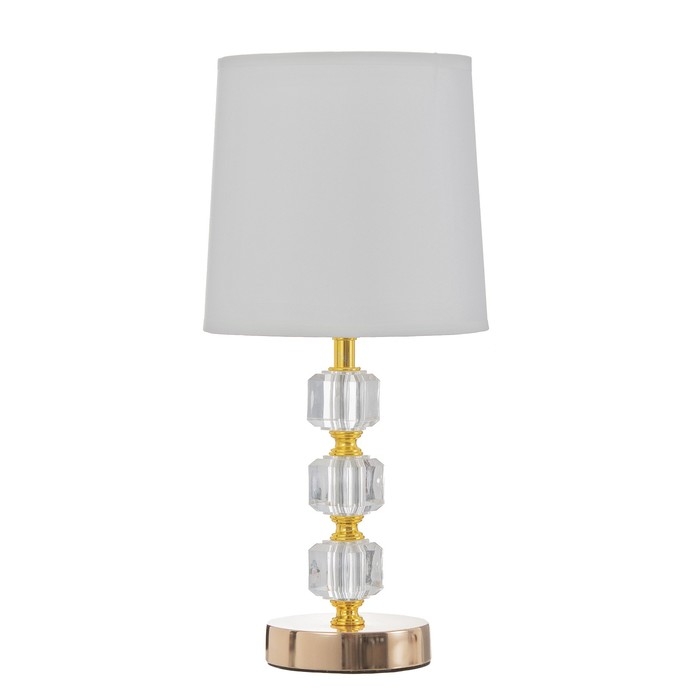 Настольная лампа Настольная лампа "Бианка" Е14 40Вт золото 22,5х22,5х36 см RISALUX