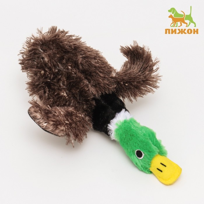 Игрушка текстильная Игрушка текстильная "Селезень", 30 х 9 см, зелёная