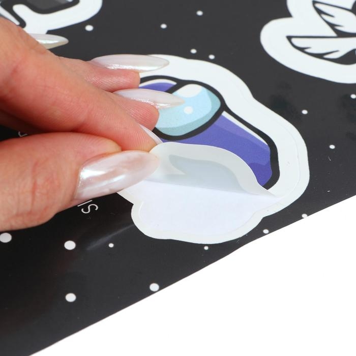 Наклейка на шар, коробку-сюрприз «С ДР. Космические игры», 42 х 30 см Наклейка на шар, коробку-сюрприз «С ДР. Космические игры», 42 х 30 см