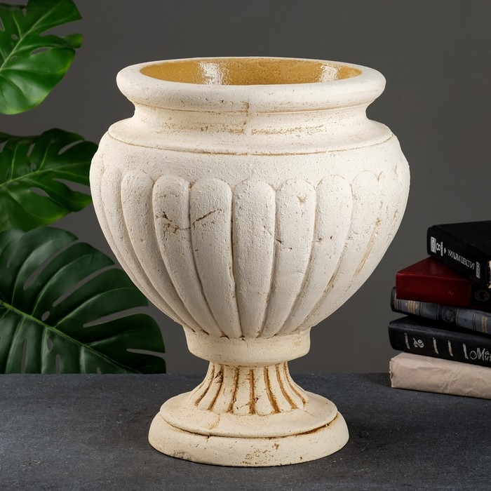 Вазон  Вазон "Юлий" бежевый, 10л / 33х40х33см