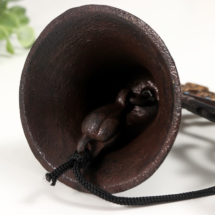 Колокол сувенирный чугун  Колокол сувенирный чугун "Коронация" 20,5х16х11 см