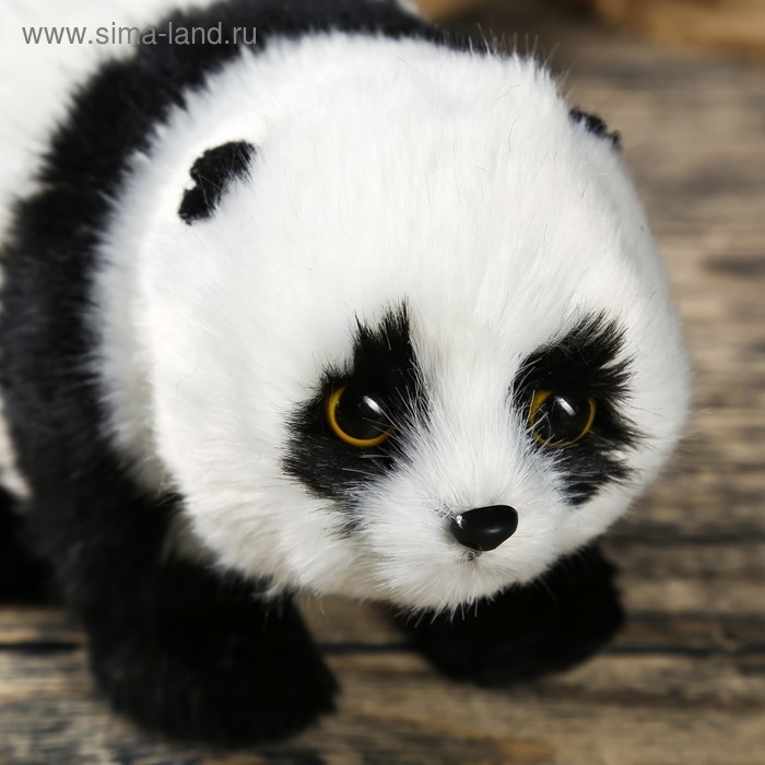 Пушистик искусственный мех  Пушистик искусственный мех "Панда" 12,5х22х11 см