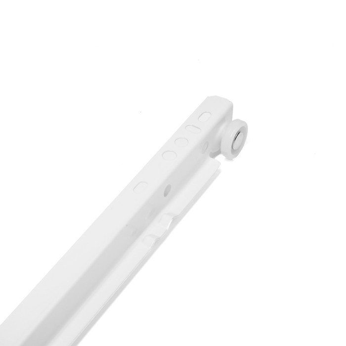 Роликовые направляющие ТУНДРА, L=250 мм, толщина 0,8 мм, белые, 2 шт. Роликовые направляющие ТУНДРА, L=250 мм, толщина 0,8 мм, белые, 2 шт.