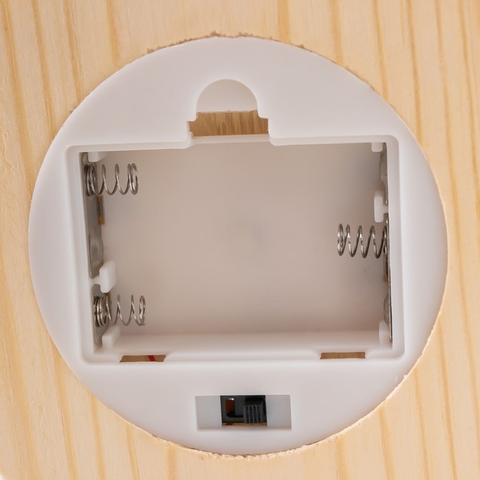 Ночник колба Ночник колба "Красный цветок" LED от батареек 3хААА 11х11х21,5 см RISALUX