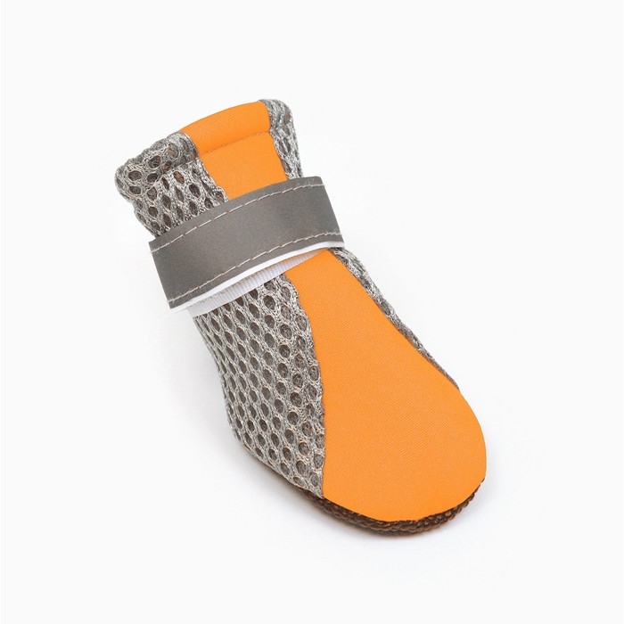 Ботинки для собак Ботинки для собак "Комфорт +", размер L (5, 3 х 4 см), оранжевые