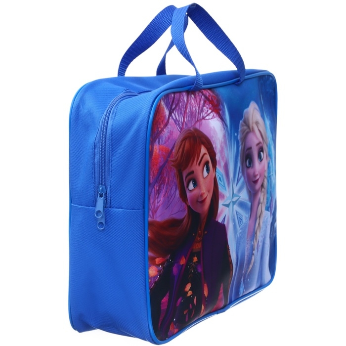 Папка с ручками текстильная А4, 350х270х100 мм, Холодное сердце Папка с ручками текстильная А4, 350х270х100 мм, Холодное сердце