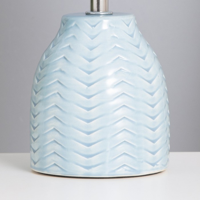 Лампа настольная Лампа настольная "Квиллен" 1х40Вт Е14 голубой 13х13х25см