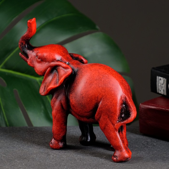 Фигура Фигура "Слоник" красный, 13х5х14см