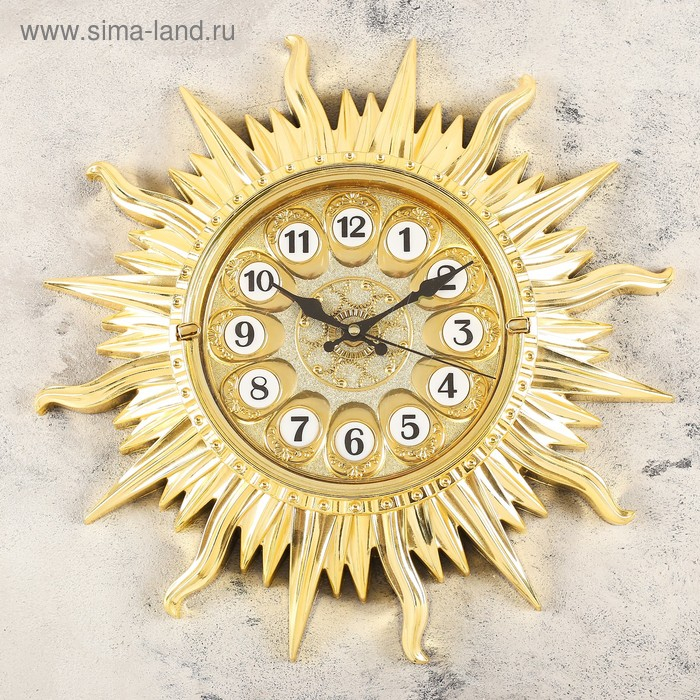 Часы настенные, серия: Интерьер, Часы настенные, серия: Интерьер, "Карора", дискретный ход, 35 х 35 см