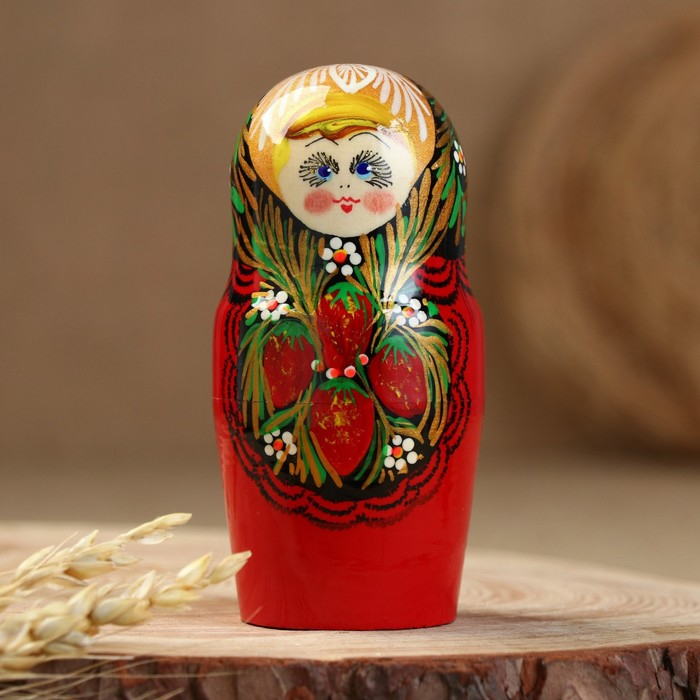 Матрёшка 5-ти кукольная  Матрёшка 5-ти кукольная "Татьяна", хохлома, 14-15 см
