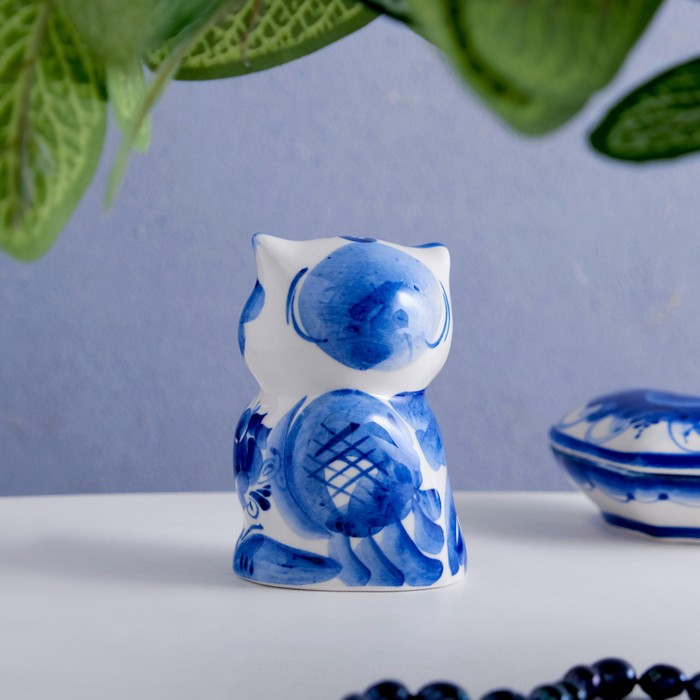 Сувенир «Сова Софа», 8 см, гжель Сувенир «Сова Софа», 8 см, гжель